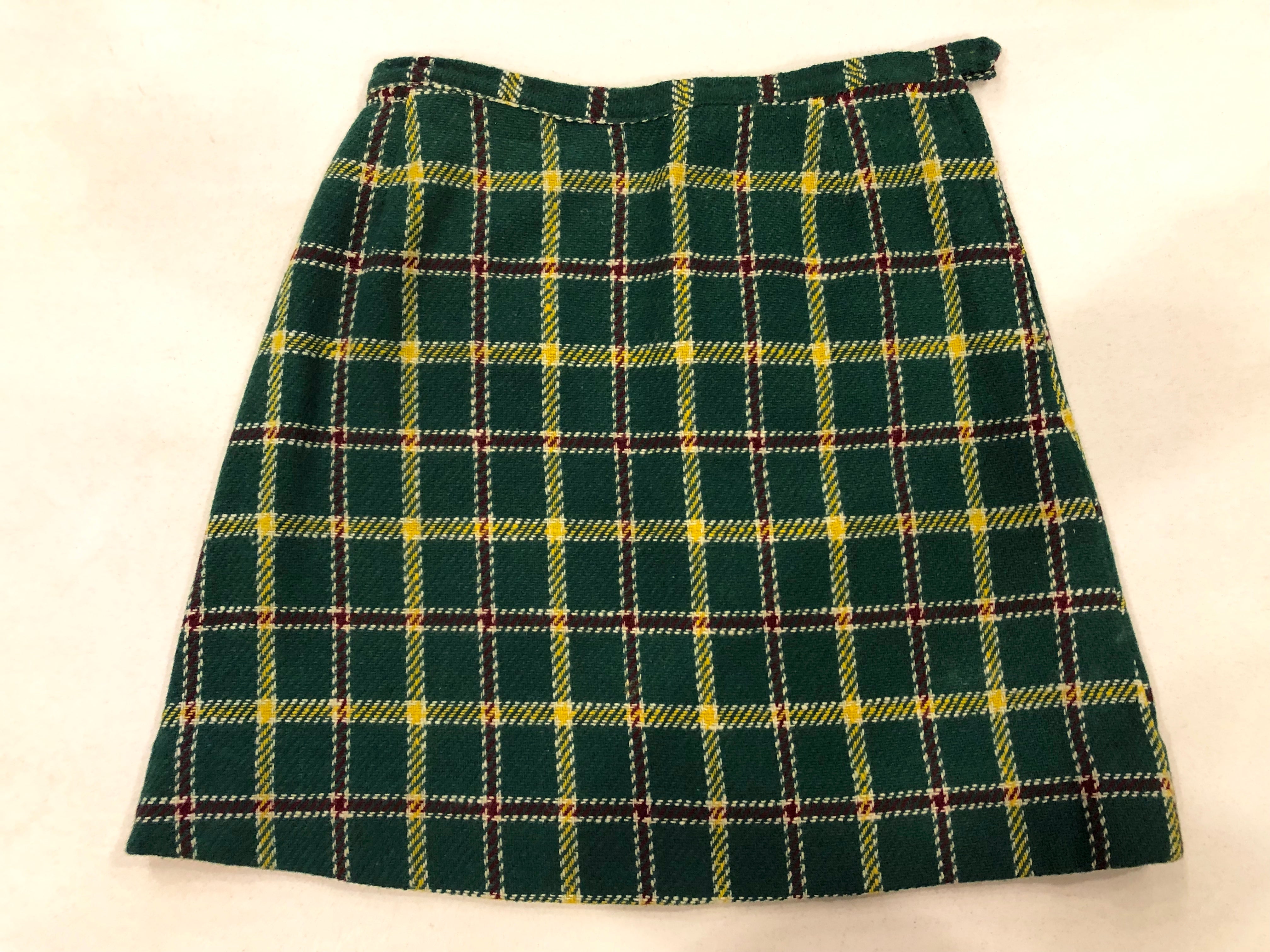 Lane Bryant Green Plaid Skirt