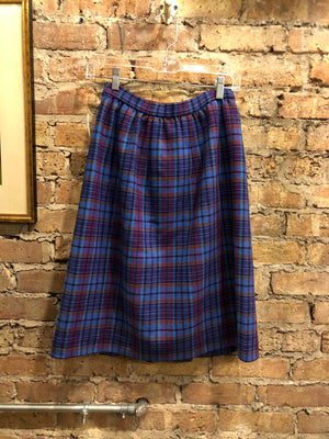Vintage Tuney Kodama Plaid Skirt