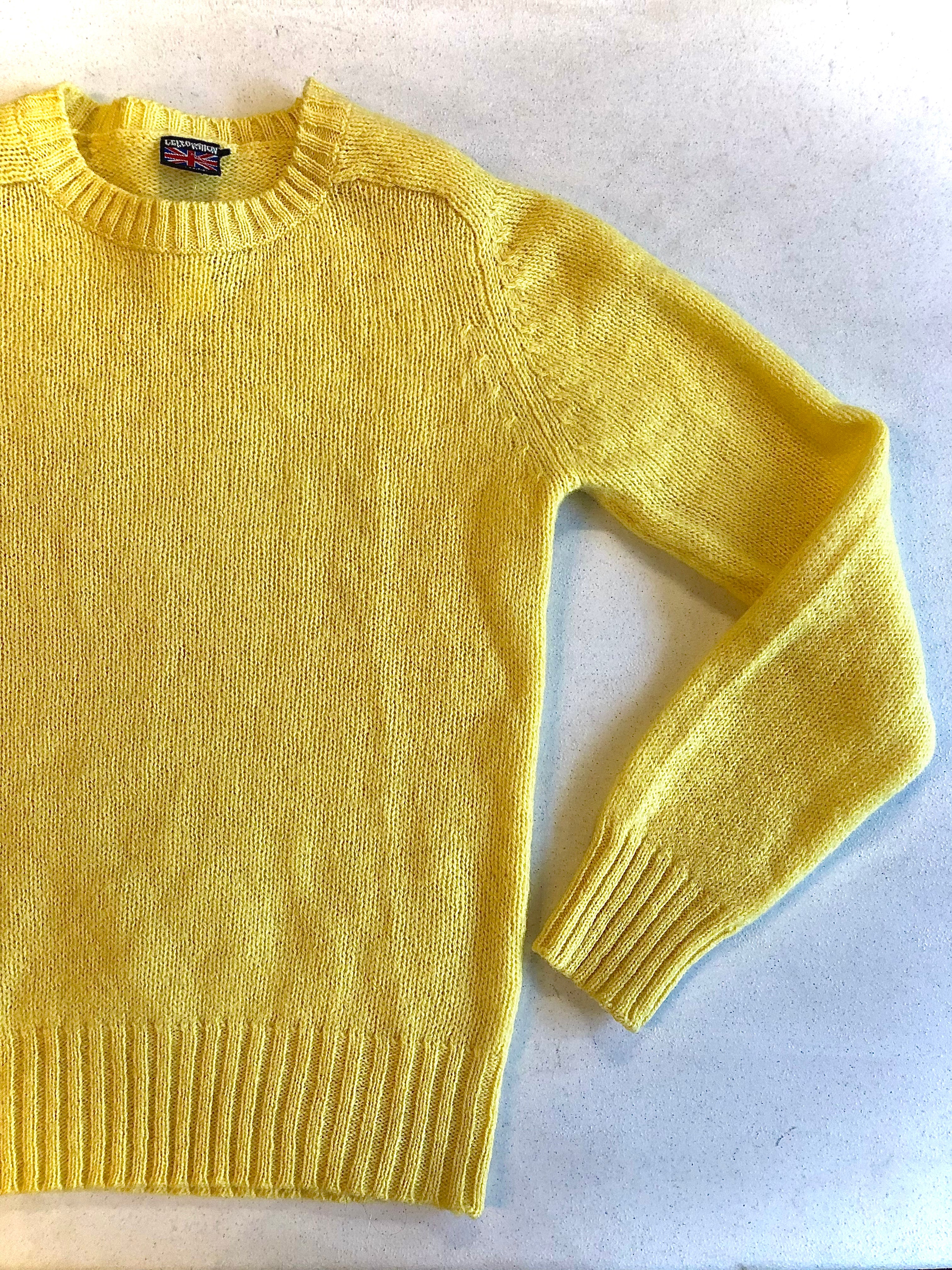 Yellow Knit Sweater