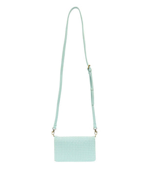 Lila Mini Woven Crossbody Bag