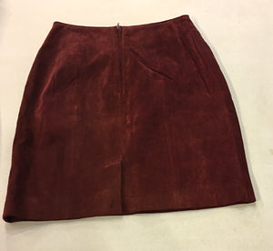 Suede vintage skirt