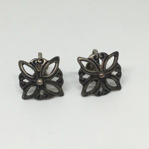 Sterling silver clip on earrings