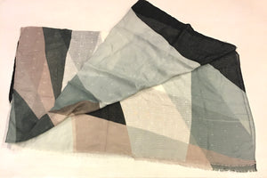 Scarf with Geometric shapes