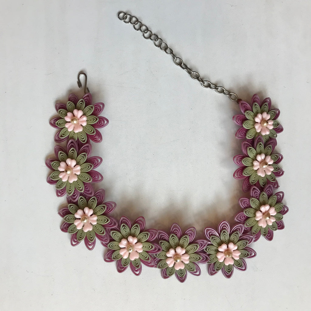 Vintage Flower design necklace