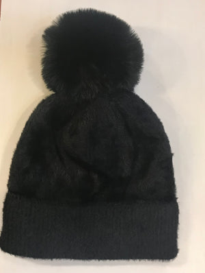 Pompom lined Hats