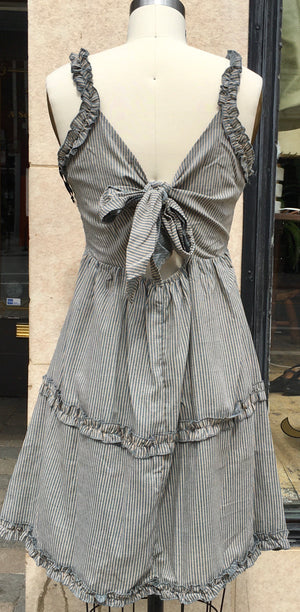 Pinstripe dress