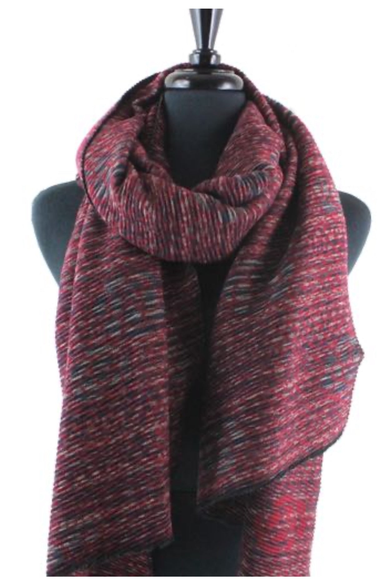 Red Print Scarf
